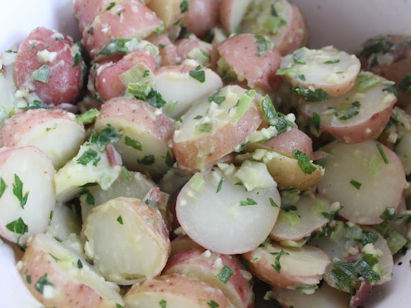 You don't need mayo to win the party! (German Style Potato Salad without Mayo)