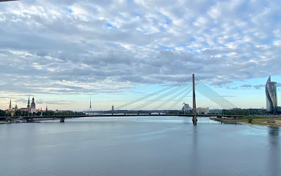 bridge in Riga, Latvia