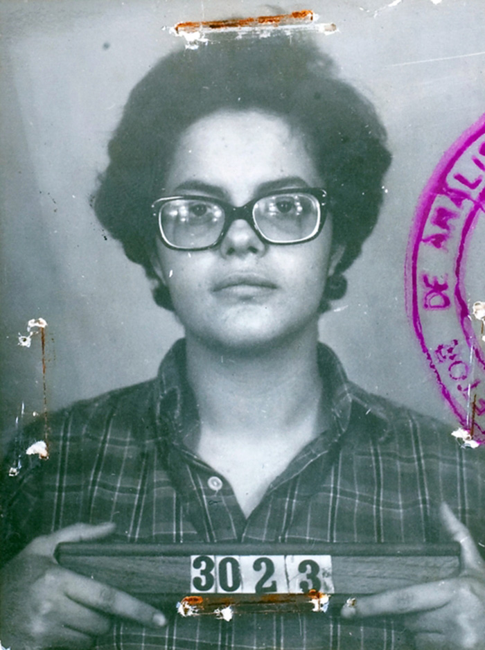 30 Pictures Of World Leaders In Their Youth That Will Leave You Speechless - Mugshot Of Brazilian President Dilma Rousseff In 1970