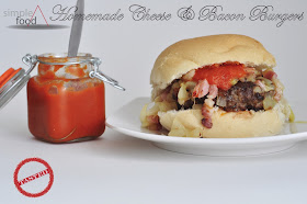 Homemade Cheese & Bacon Burgers ~ Simple Food