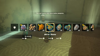 Mirror Shield in the inventory