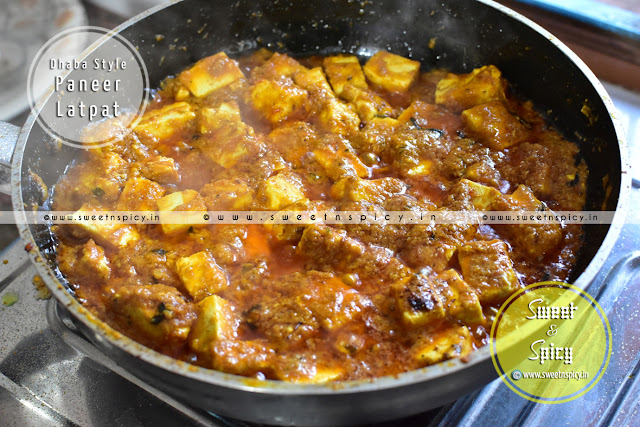 Paneer Latpat For Lunch