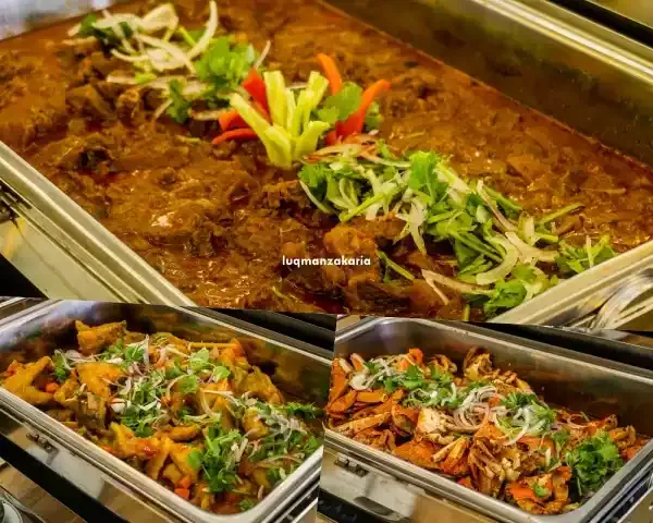 lauk pauk di Buffet ramadhan Grand Riverview Hotel Kota Bharu Kelantan