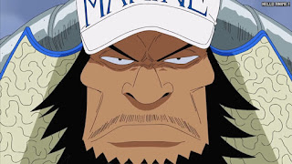 ワンピースアニメ 海軍准将 ダイギン Daigin ONE PIECE Commodores