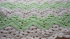 free crochet chevron afghan pattern