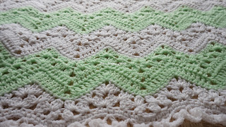 free crochet chevron afghan pattern