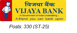 latest jobs in Vijaya Bank