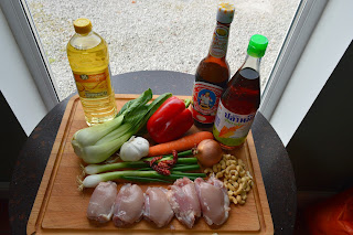 Ingredients for the stir fry