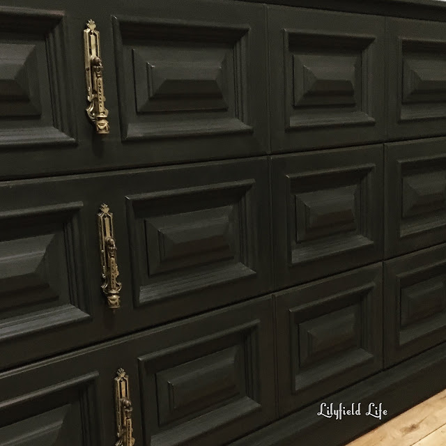 black painted drawers by lilyfield life