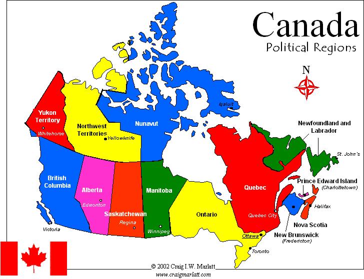 political map of us and canada. political map of us and canada