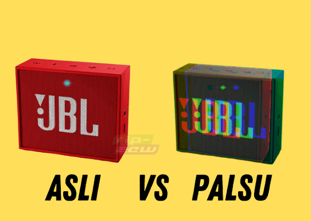 perbedaan JBL GO asli dan palsu (KW)