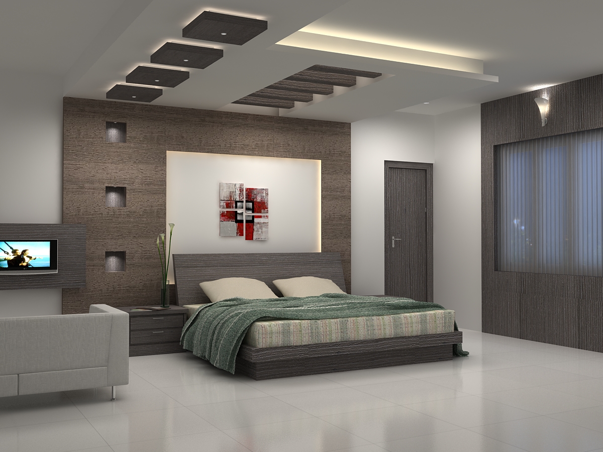 Desain Plafon Kamar Tidur Minimalis Arsitekhom