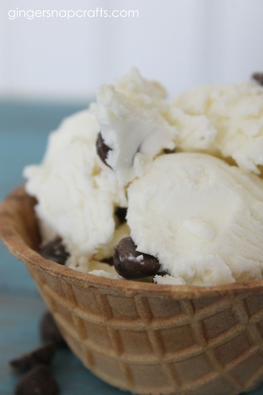 no churn icecream with chocolate