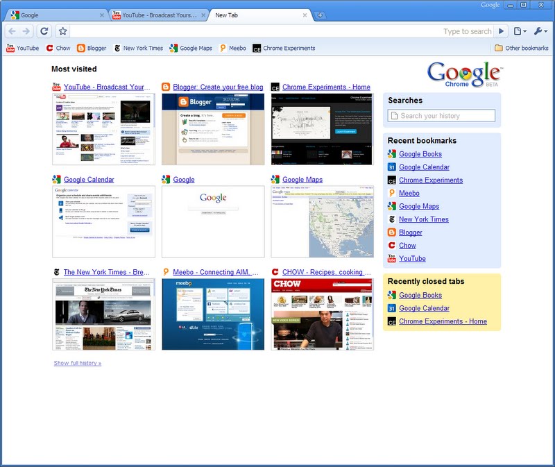 google chrome first version download