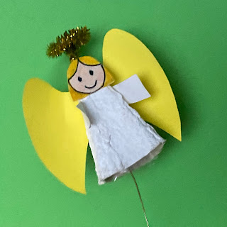 egg carton angel