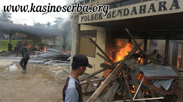 Polisi Segera Usut Pelaku yang Membakar Mapolsek Bendahara Aceh