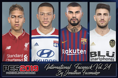 PES 2019 Facepack International vol 23 by Jonathan Facemaker