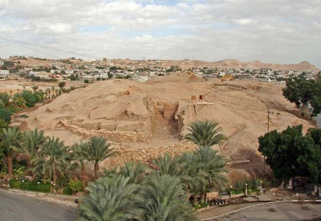Место Иерихона, известного как Тель-эс-Султан, в Палестине.