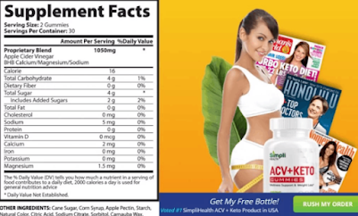 Simpli ACV Keto Gummies:-Weight Loss Supplement Ingredients Work or Scam?