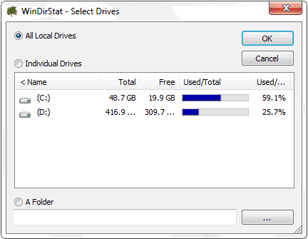 Windows directory statistics