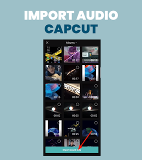 Import audio di capcut