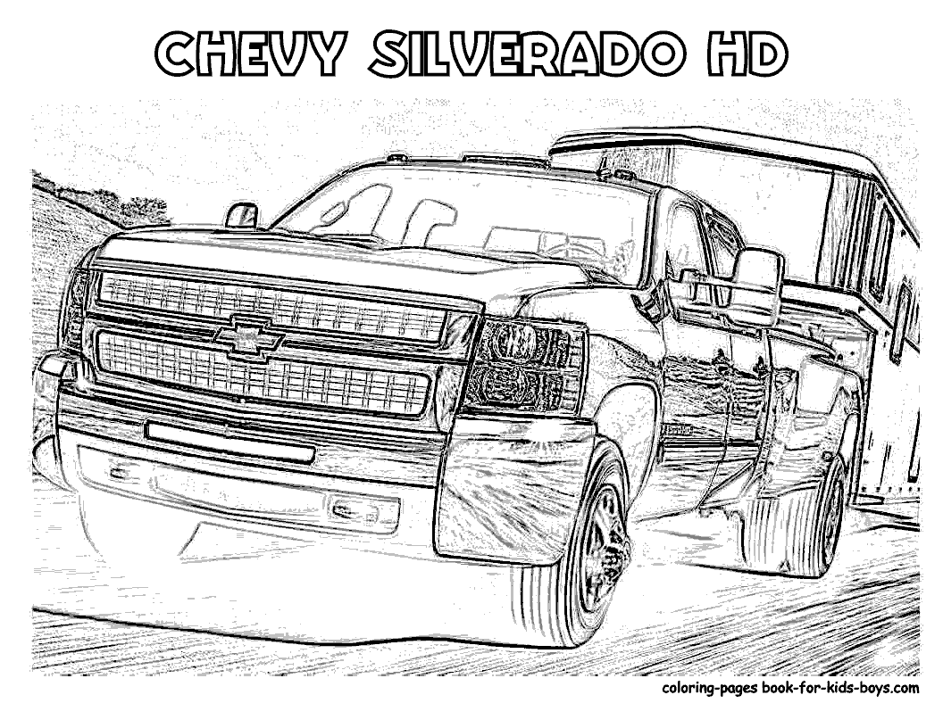 finest truck coloring pages