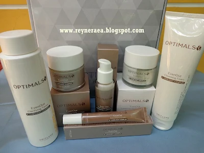 Review Optimals Even Out Skincare Set oriflame