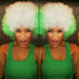 Patriotic Tonto Dikeh Wears Hair 'Green White Green' (PHOTO)