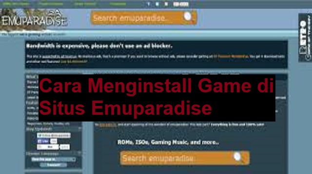 Cara Download di Emuparadise