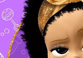 The Boss Baby Girl Afro: Free Printable Poster for Photo Call.