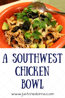 A Slow Cooker Southwest Chicken Bowl