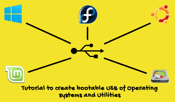 bootable usbs of various operating systems and utilities