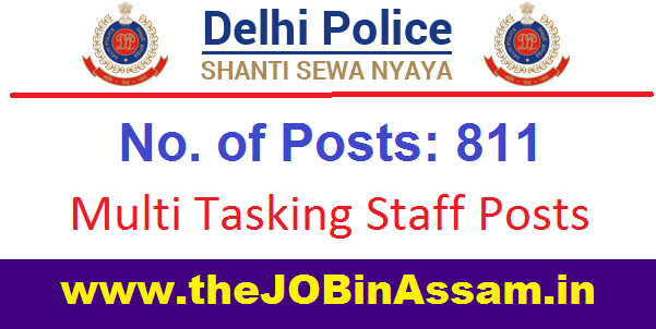 Delhi Police Recruitment 2023 – Apply Online for 811 Multi Tasking Staff Vacancy