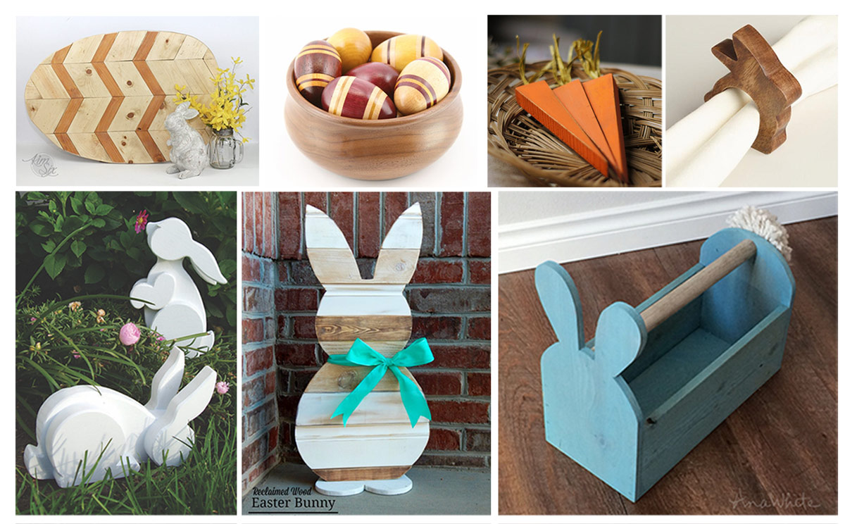 15 Woodworking Easter Projects - The Kim Six Fix