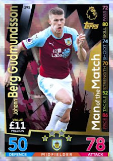 Match Attax 2018 2019 Burnley Premier League