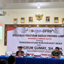 Jalan Rusak, Pemuda Lampung Tengah Ngadu ke DPRD Lampung 