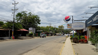 Empty streets in Playa de Coco