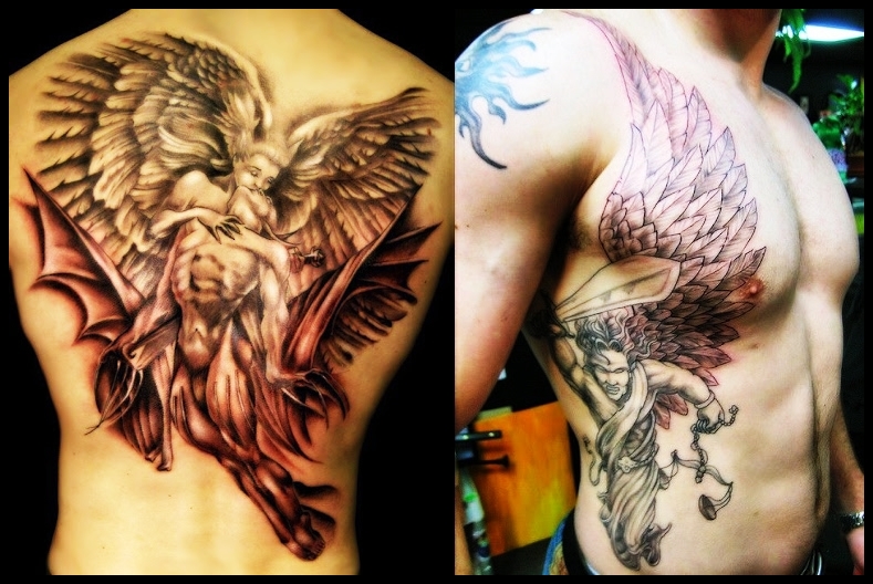 12 COOL ANGEL  TATTOOS  FOR MEN  Everything About Tattoos 