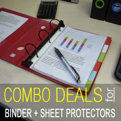 Buy Keepfiling Binder and Sheet Protectors Combo