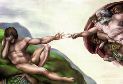 parody the creation of adam