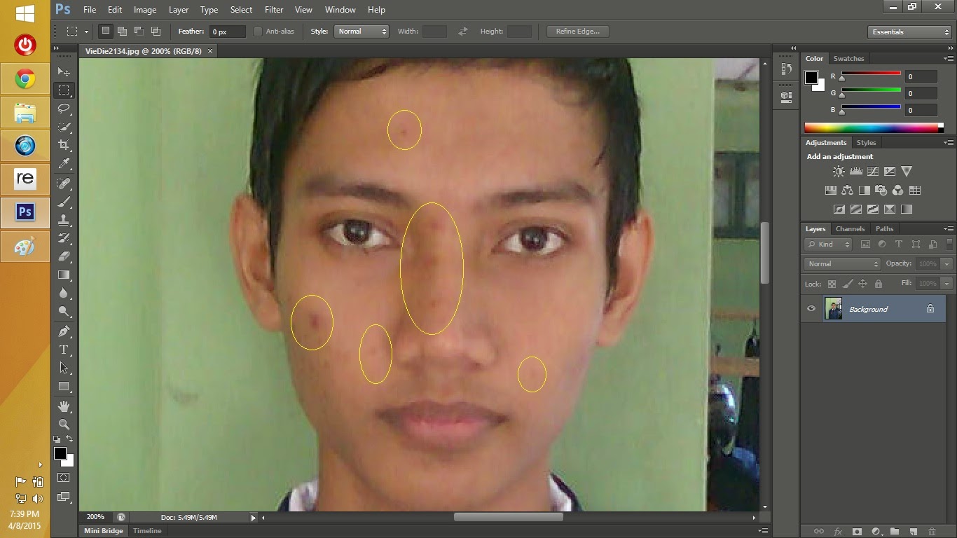 Cara Menghilangkan Jerawat Menggunakan Adobe Photoshop IT Jurnalcom