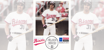 Orlando Merced 1990 Buffalo Bisons card