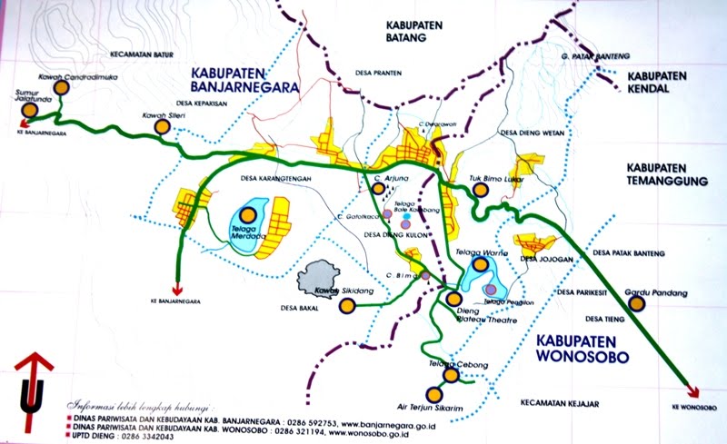 Kisah Kaki Seribu Dieng Plateau MAP