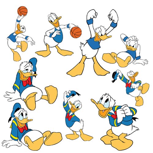 donald duck cartoon pictures