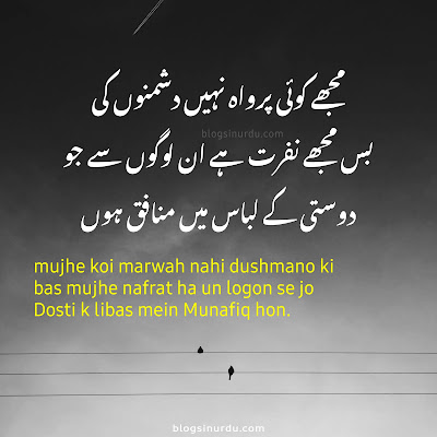 Munafiq Poetry in Urdu