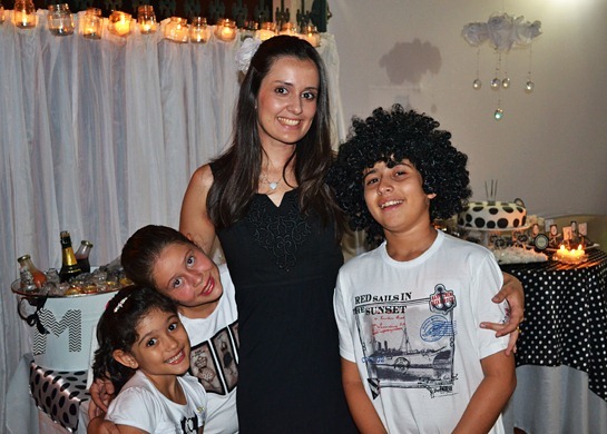 Taminie, Aline, Marina e Fred