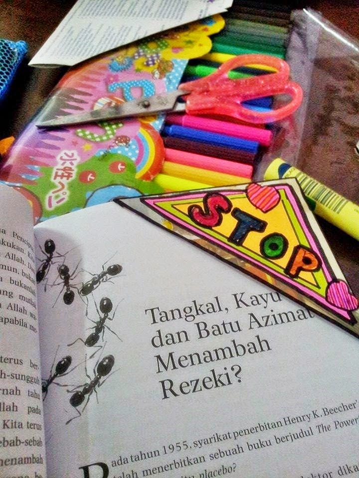 DIY PENANDA BUKU  BLOG MUMMYINTHEHOUSE