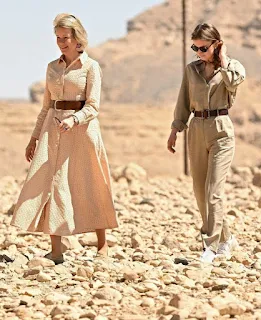 Queen Mathilde and Princess Elisabeth of Belgium working visit to Egypt1