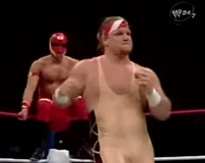 AAA When World's Collide 1994 - Rey Mysterio gets ready to jump Madonna's Boyfriend