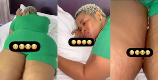 “It’s an actual infection, so disturbing” ~ Viral Video of lady stirs reaction as maggots oozes out from lady private after enhancing backside through BBL